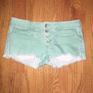 Bullhead Teal Shorts